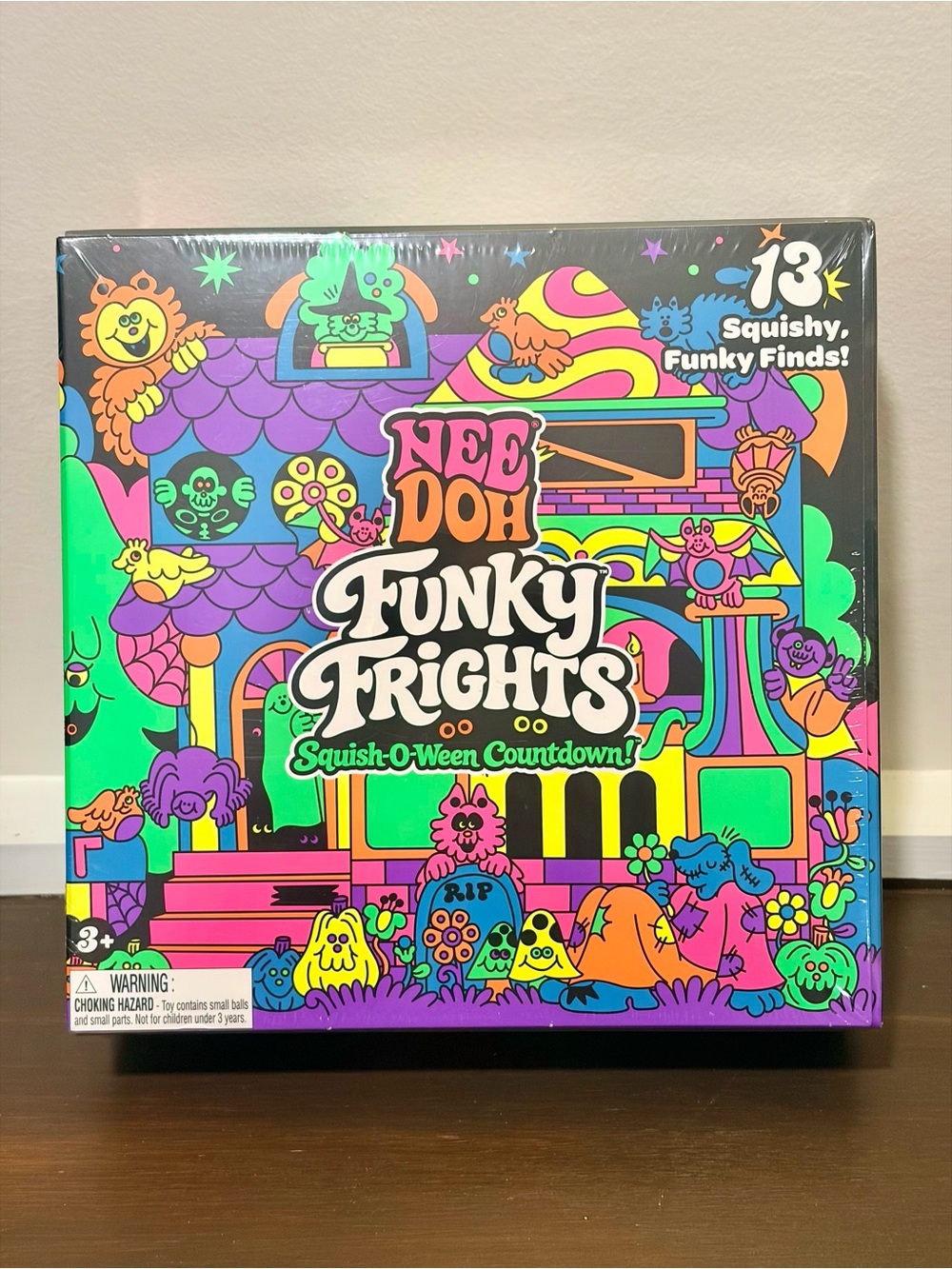 👻🎃 NeeDoh Funky Frights Squish-O-Ween Countdown 13pc Spookycore Rare Authentic